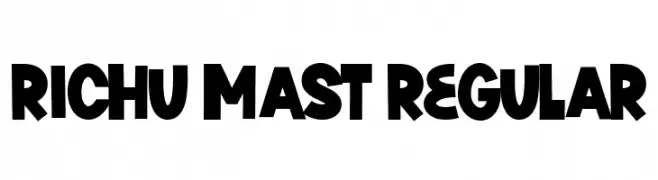 Richu Mast Regular  免费字体下载