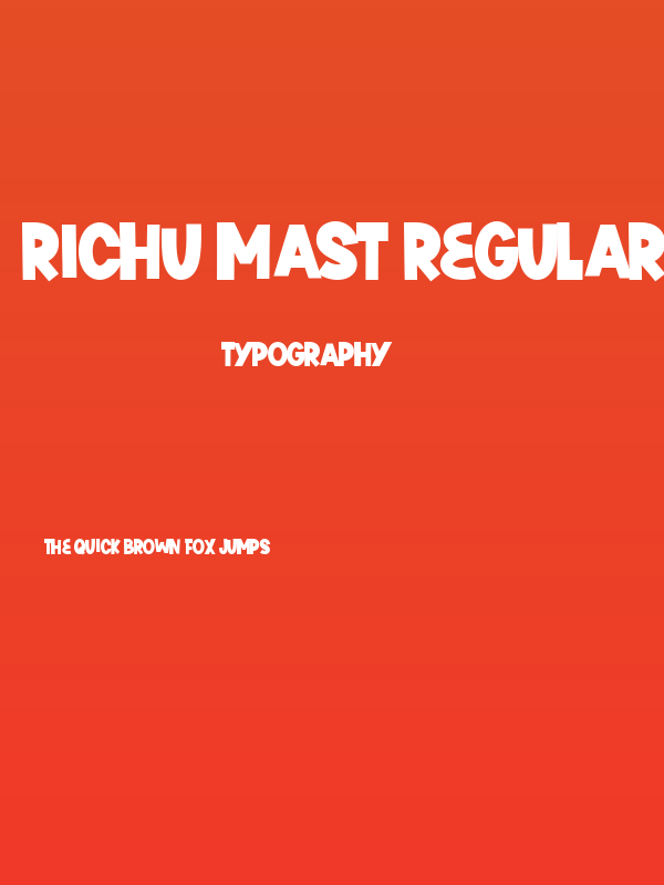 Richu Mast Regular Poster