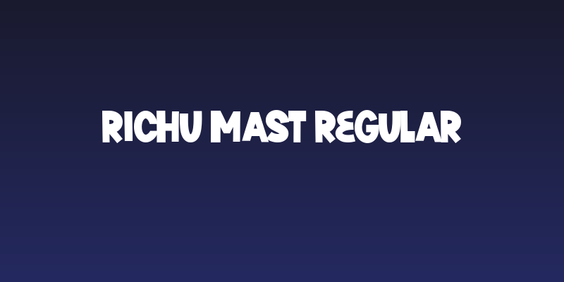 Richu Mast Regular Social Header