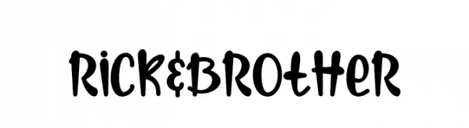 Rick & Brother  Frei Schriftart Herunterladen