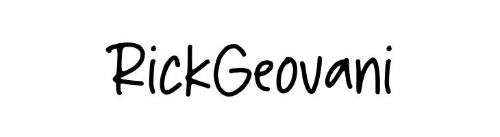 Rick Geovani  Fuentes Gratis Descargar
