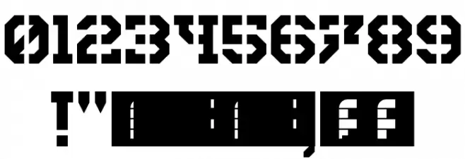 Rick Lobster Regular Font OTHER CHARS