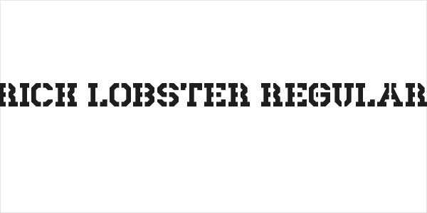 Rick Lobster Regular Logo