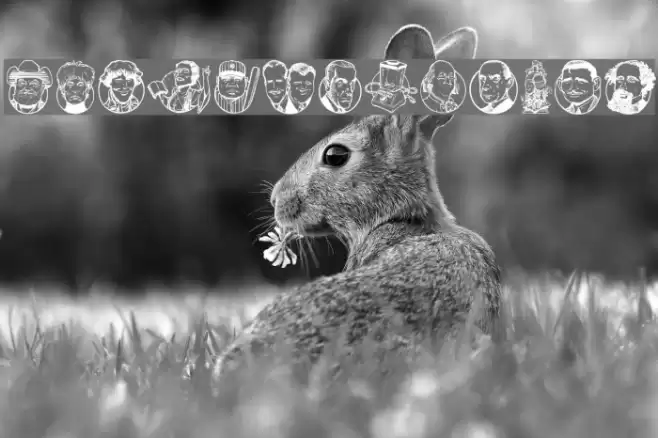 RickGearyHomage Font examples