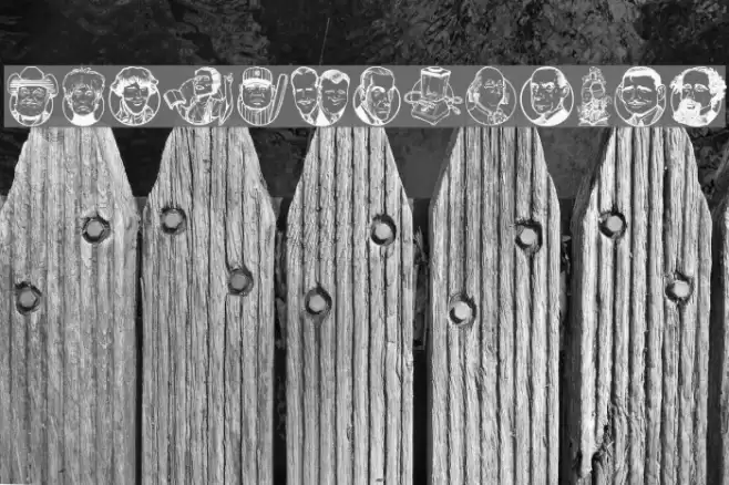 RickGearyHomage Font examples