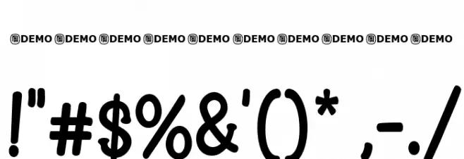 Rickety Stairs Regular Font OTHER CHARS