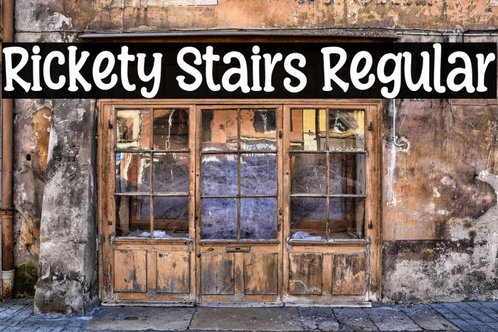 Rickety Stairs Regular Example 2