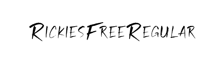 Rickies Free Regular  Free Fonts Download