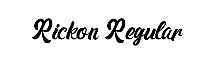 Rickon Regular Font