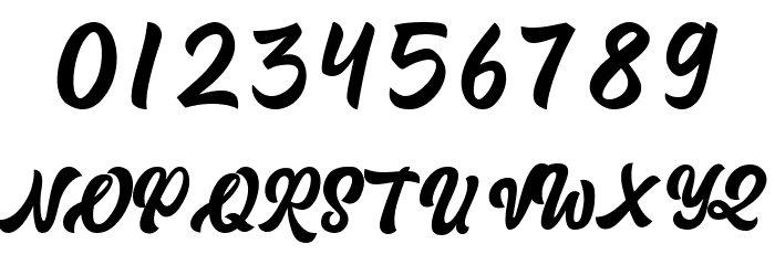 Rickon Regular Font OTHER CHARS