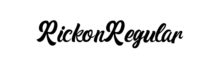 Rickon Regular  Descarca Fonturi Gratis
