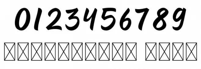 Rickon Regular Font OTHER CHARS