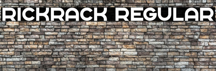 Rickrack Regular Example 1