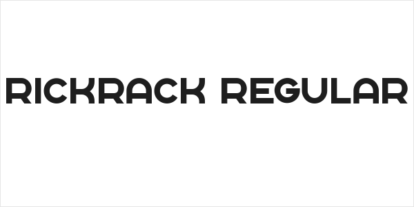 Rickrack Regular Logo