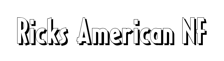 Ricks American NF  नि: शुल्क फ़ॉन्ट्स डाउनलोड