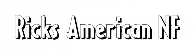 Ricks American NF  baixar fontes gratis