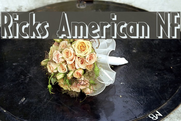 Ricks American NF Font examples