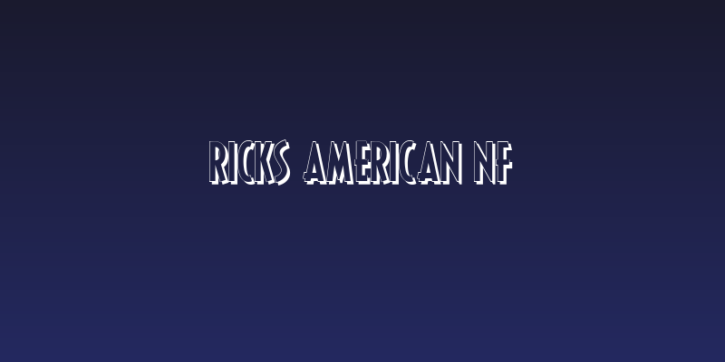Ricks American NF Social Header