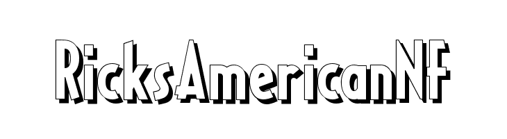 RicksAmericanNF Font