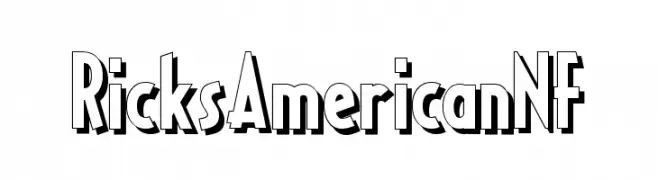 RicksAmericanNF  Frei Schriftart Herunterladen