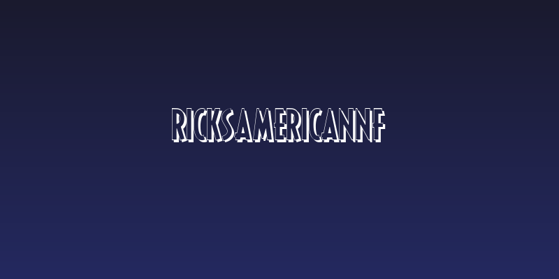 RicksAmericanNF Social Header