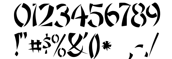 Rickshaw Font OTHER CHARS