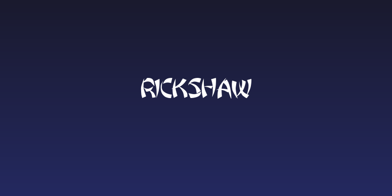 Rickshaw Social Header
