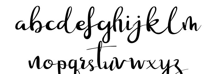 Ricky Bomb Font LOWERCASE