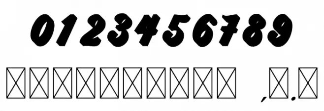 Ricota Shadow Font OTHER CHARS