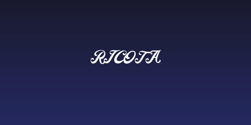 Ricota Social Header