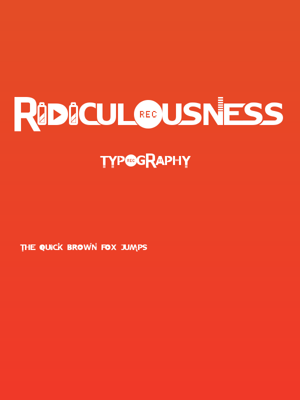 RidIculOuSnesS Poster