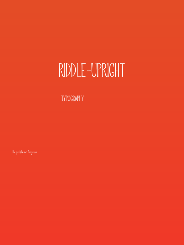 Riddle-Upright Poster