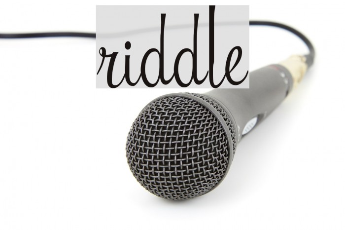 Riddle Font examples