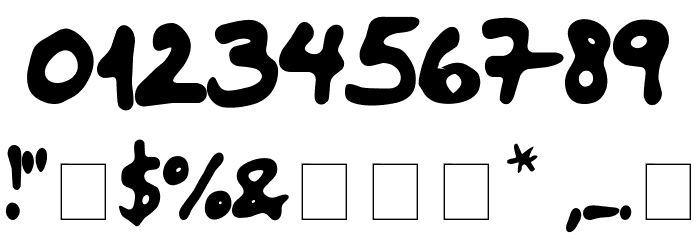 Riddleprint Font OTHER CHARS