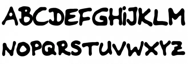 Riddleprint Шрифта ВЕРХНИЙ