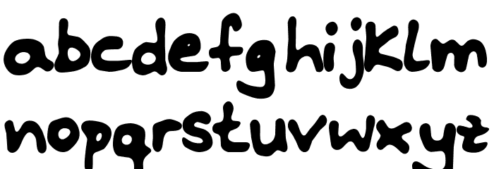 Riddleprint Font LOWERCASE