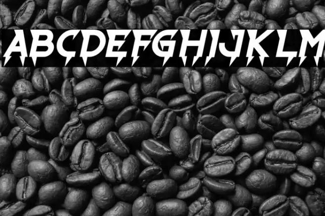 Ride The Lightning Bold Italic Font examples