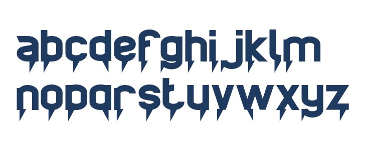 Ride The Lightning Bold Lowercase