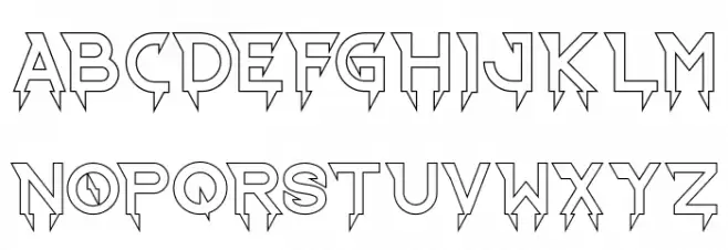 Ride The Lightning-Hollow Fuentes MAYÚSCULAS