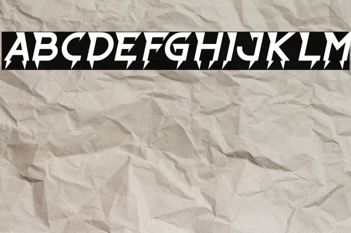 Ride The Lightning Italic Example 1