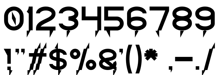 Ride The Lightning-Light Font OTHER CHARS