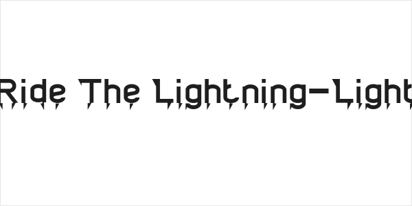 Ride The Lightning-Light Logo