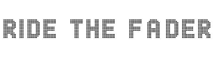 Ride the Fader  baixar fontes gratis