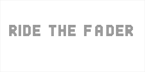 Ride the Fader Logo
