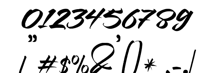 RidenationFreePersonalUse-Scrip Font OTHER CHARS