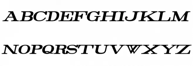 Rider Bold Italic Fuentes MAYÚSCULAS