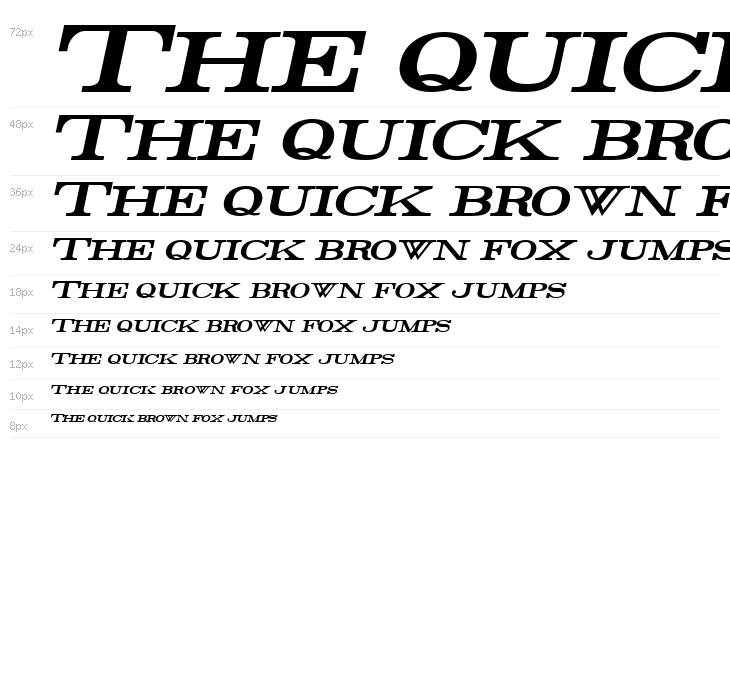 Rider Bold Italic Waterfall