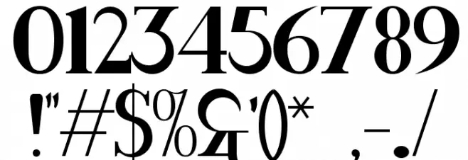 Rider Bold Font OTHER CHARS