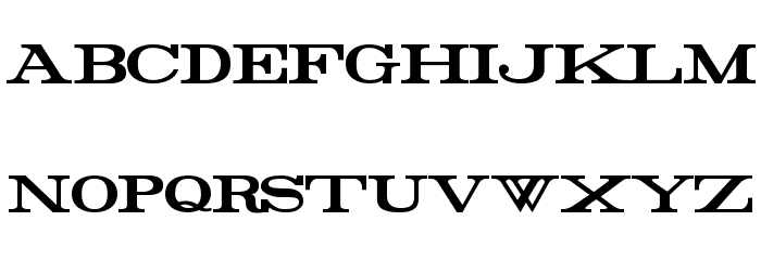 Rider Bold Font LOWERCASE