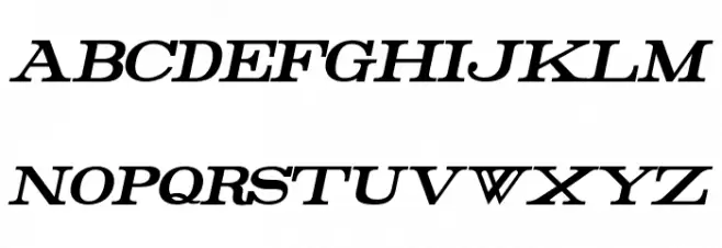 Rider Condensed Bold Italic Fuentes MINÚSCULAS